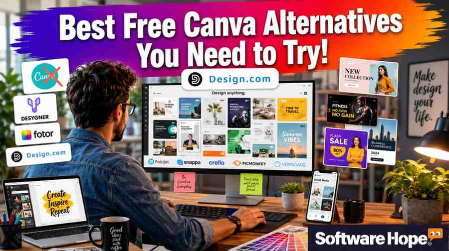 20+ Sites like Canva: Best Canva Alternatives (Free & Premium)