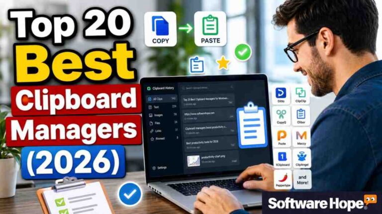 Top 20 Clipboard History Managers for Windows